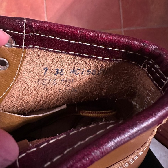 Big Ben Miner Vintage Tan Goodyear welted high quality Leather Boots - Picture 6 of 7